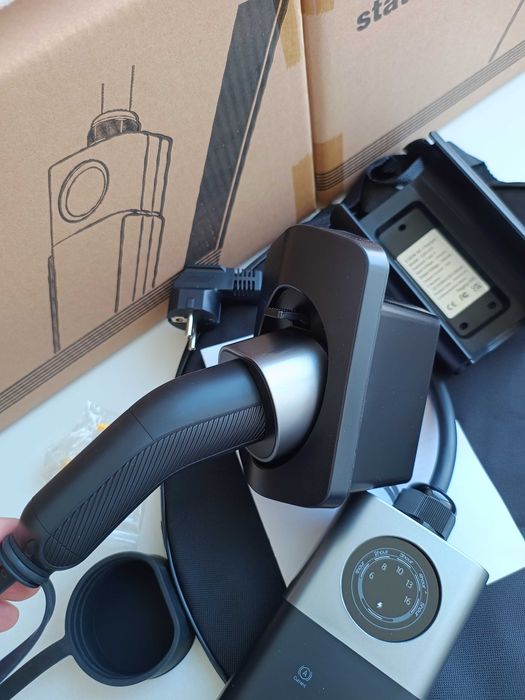 Зарядна Станция за Електромобил, 3.7 kW, Тип 2, Всички Екстри.WiFi/LED