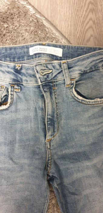 Blugi Zara cu margelute