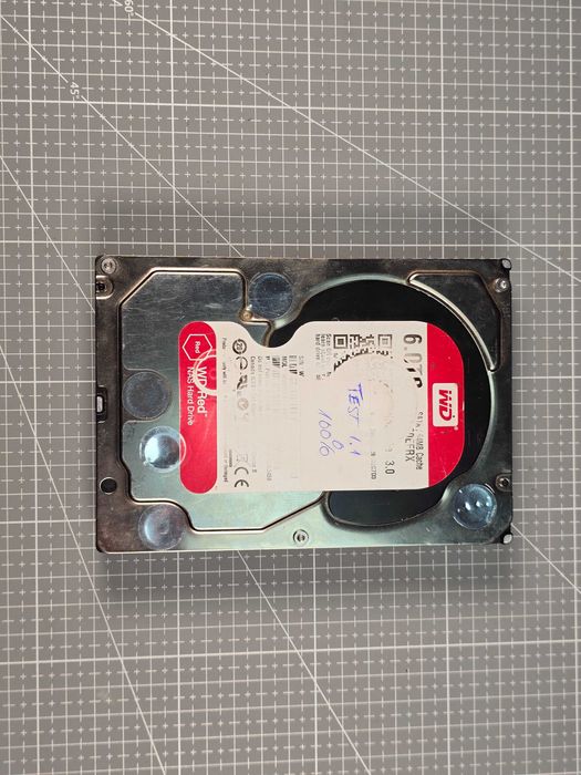 hdd WD Red 6TB (WD60EFRX) – SATA – 100% Health