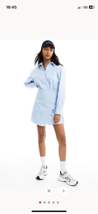 Рокля риза с прехвърляне HM