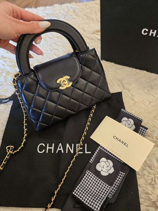 Налична чанта Chanel Kelly 23K Black