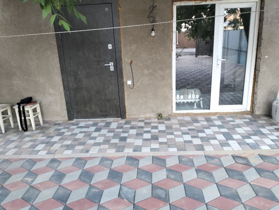 Укладка брусчатки