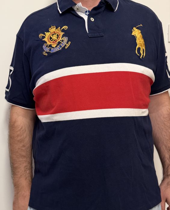 Vand tricouri barbati Lauren, Polo, mar XXL, stare foarte buna Bacau