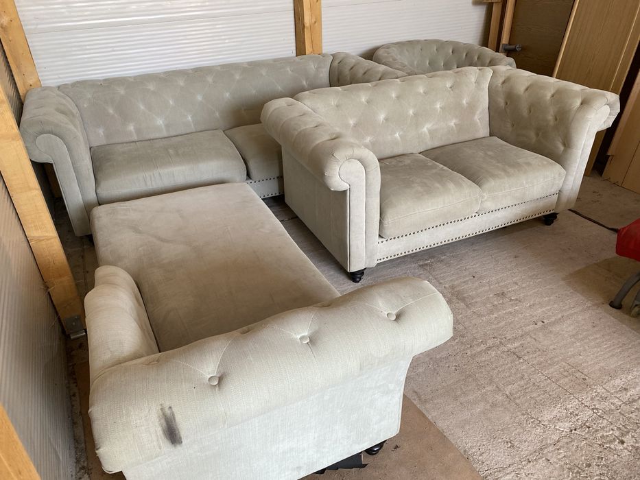 Set canapele de 4 piese Chesterfield