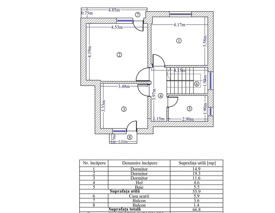 Casa/Vila Parter + 1Etaj/4 camere/Com.Berceni/Comision 0%