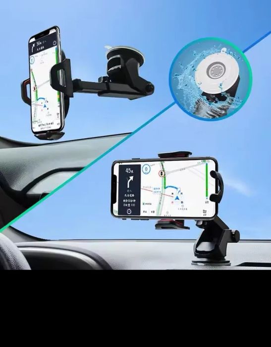 Качествена стойка за телефон-универсална.  (поставка) за кола