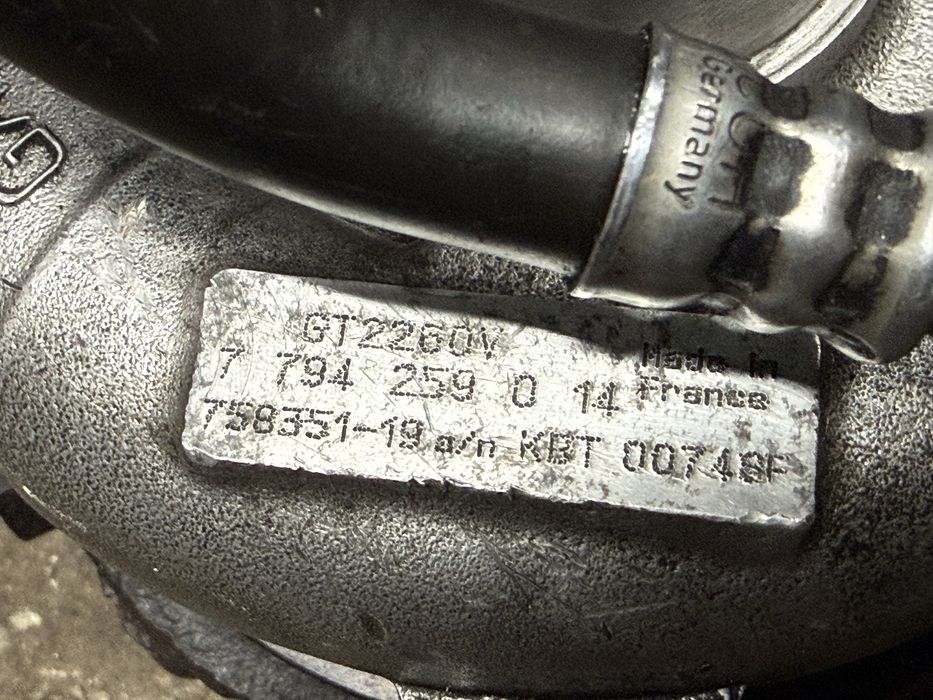 Турбо BMW GT2260V 197-218 к.с