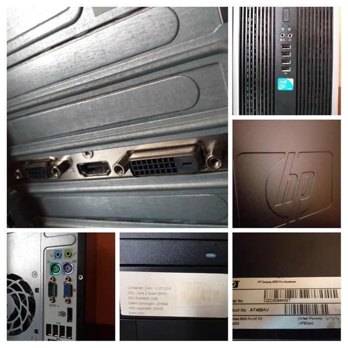 Vand PC HP 4GB RAM 250 HDD