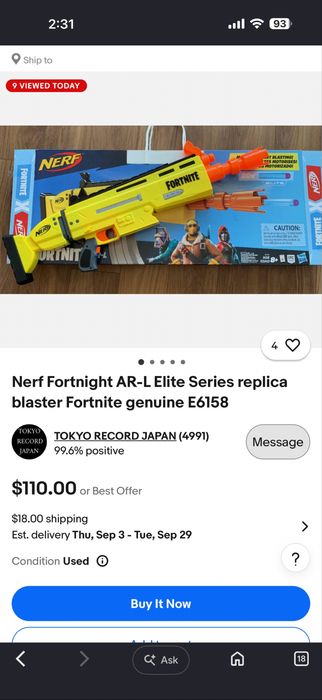 Nerf Fortnite AR-L