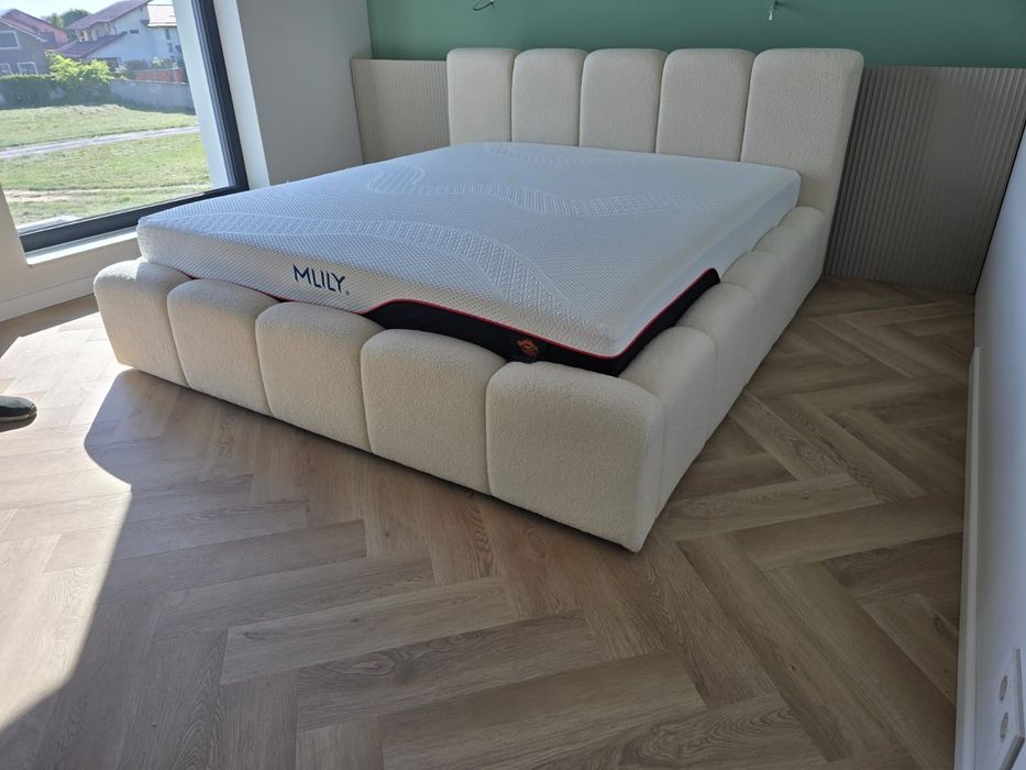 Paturi tapițate la comandă – Calitate Premium + Spațiu de depozitare