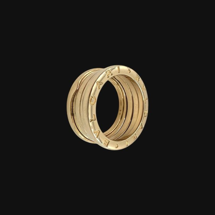 BVLGARI B.zero1 Three-Band Ring 18K Gold дамски пръстен 54