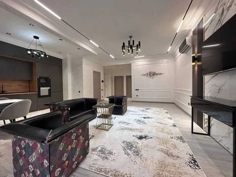 Аренда квартиры Узбум — 2 комнаты, современный дизайн, ЖК Greenwich