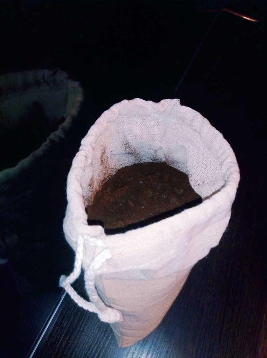 Продам кофейный жмых в "дышащем" мешочке