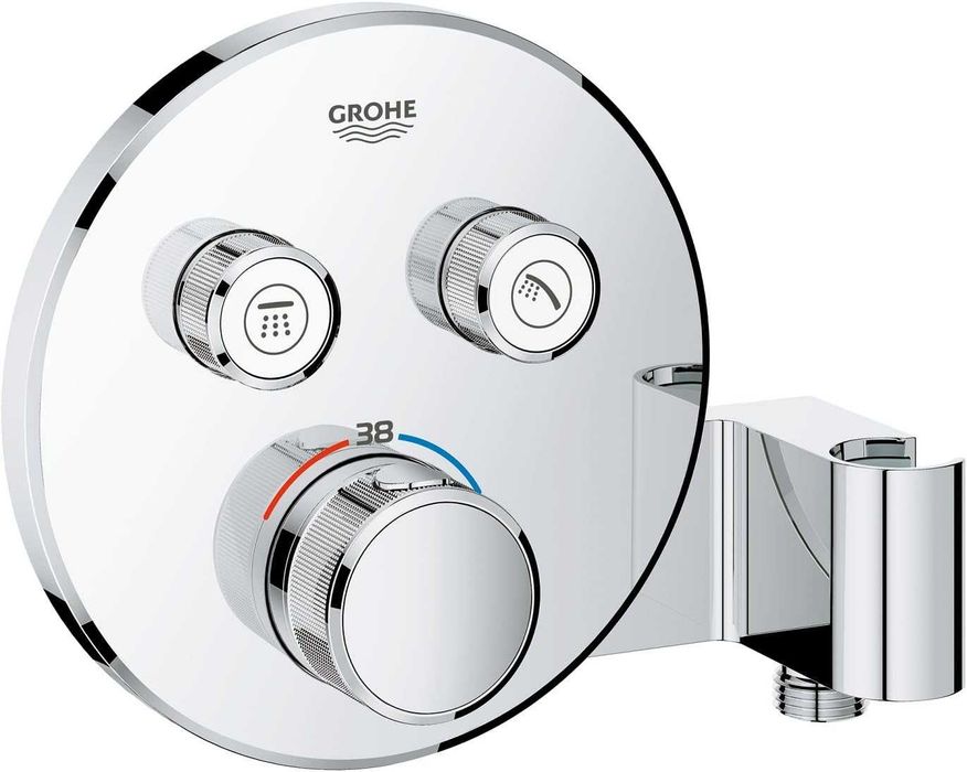 Grohe 29120000 Grohtherm Smartcontrol Termostatic pentru instalare încasată 2 prize, cromat