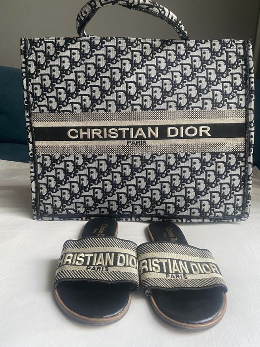 Christian Dior комплект чанта+чехли