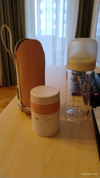 Ocazie! Biberon multifunctional cu încălzire USB, ca nou!