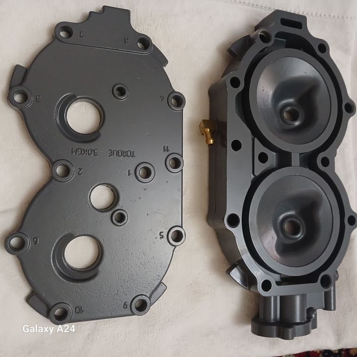 Лодочный мотор ямаха 30Н. ГБЦ