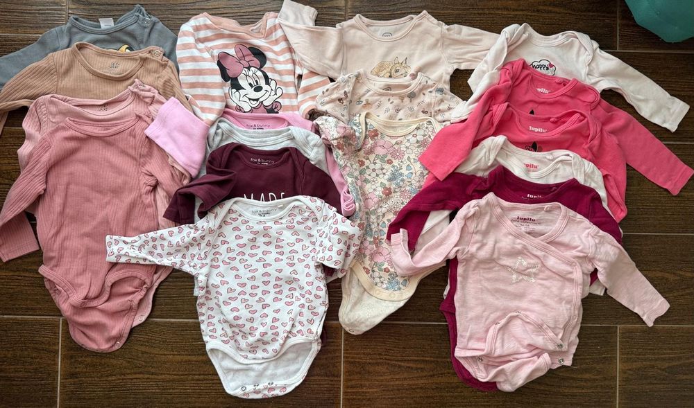 Lot 45 buc haine bebe 2-6 luni 68 H&M C&A Sinsay Pepco Lupilu