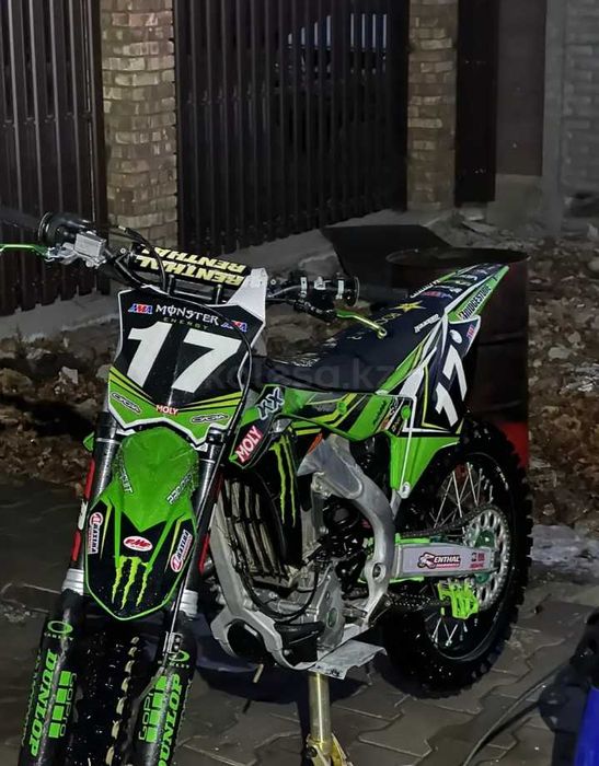 Пит байк  зеленый