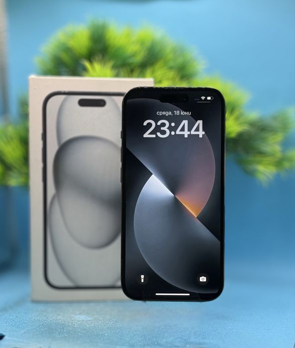 ГАРАНЦИОНЕН!!! Apple iPhone 15, 256GB, 5G, Black