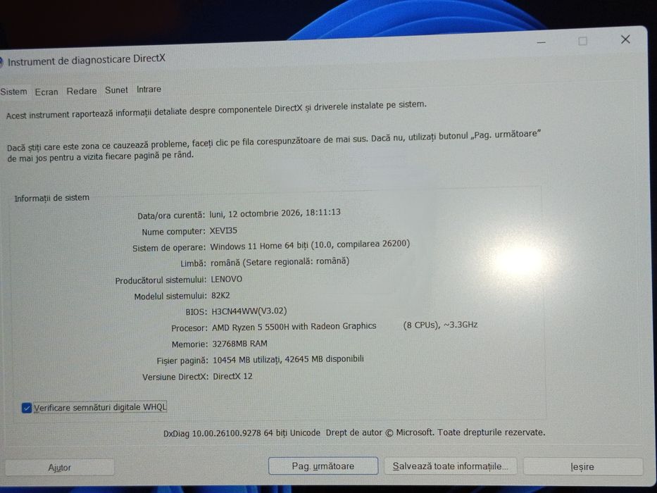 Laptop Lenovo IdeaPad Gaming 15"