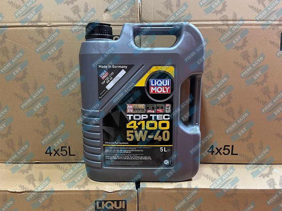 Ulei Liqui Moly Top Tec 4100 5w40 5l Audi, VW, Seat, Skoda, BMW, Mercedes
