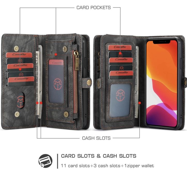 2в1 Портмоне и Кейс за iPhone 12 Pro Max