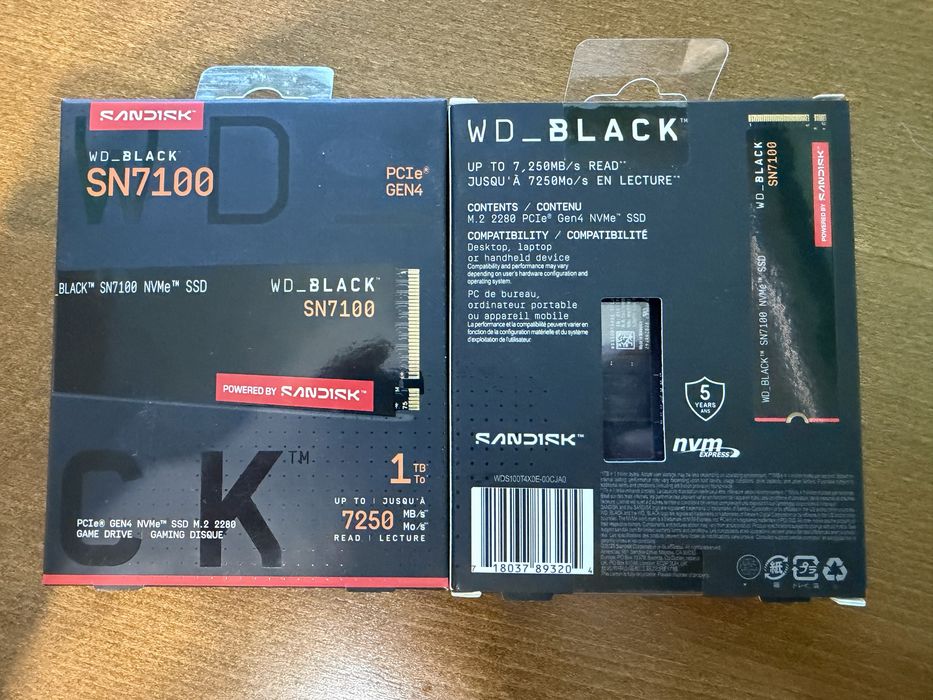 SSD вътрешна памет Western Digital SN7100 1TB (WDS100T4X0E-00CJA0)