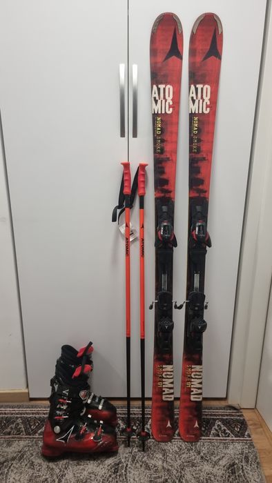 Atomic ski+clapari +bete