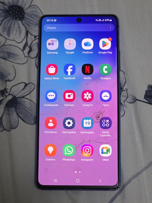 Samsung S10 lite 128гб память