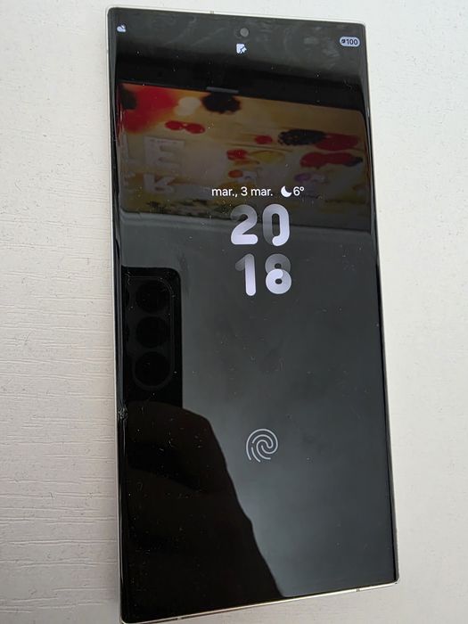 Samsung S23 Ultra 256gb White sticla fisurata