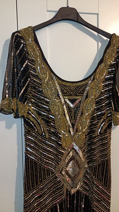 Rochie bijuterie cu paiete si sticla