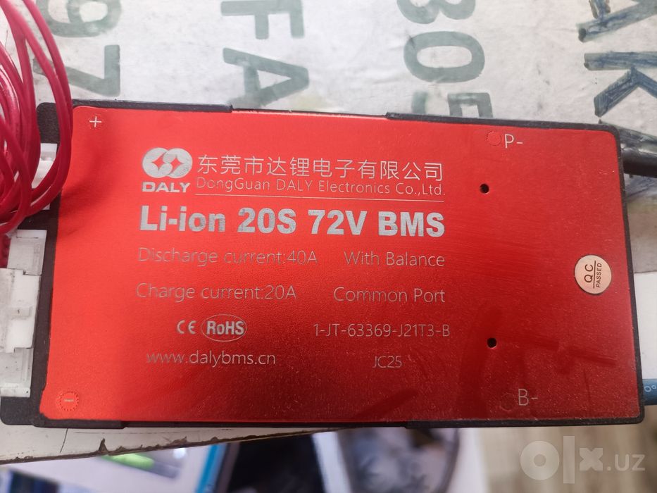 BMS 72v40AH 20s yangi