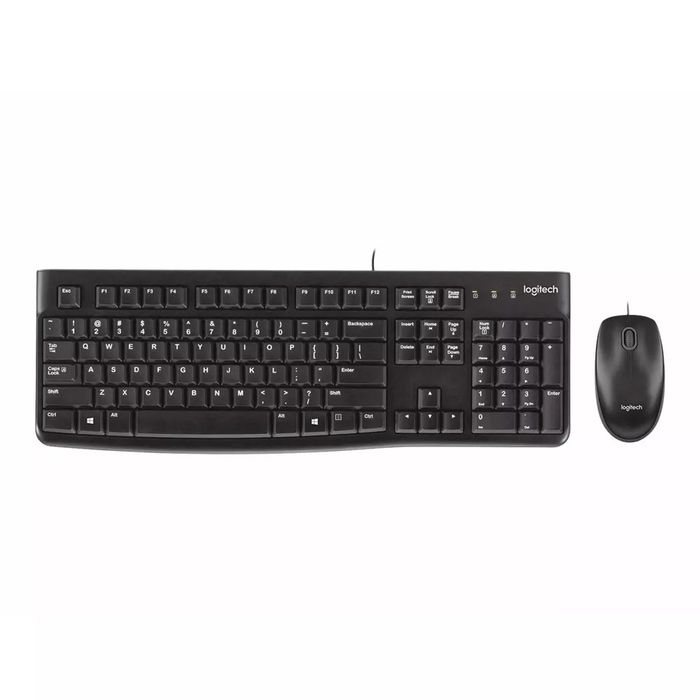 Комплект клавиатура с кирилица и мишка - Logitech MK120