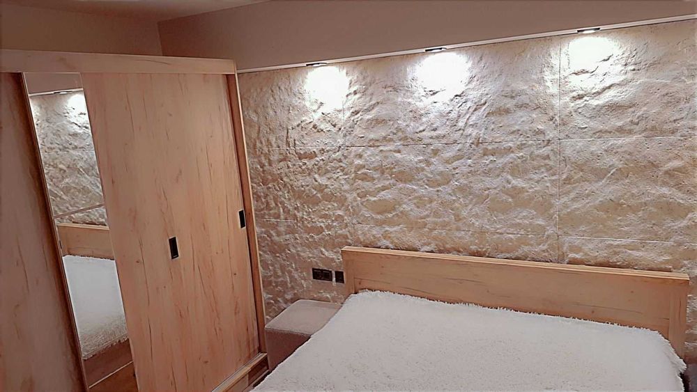 3D Декоративен Панел с ефект на Камък 120/50см