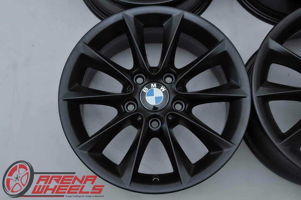 Jante 16 inch Originale BMW Seria 1 F20 F21 R16 Style 411 Negru Mat