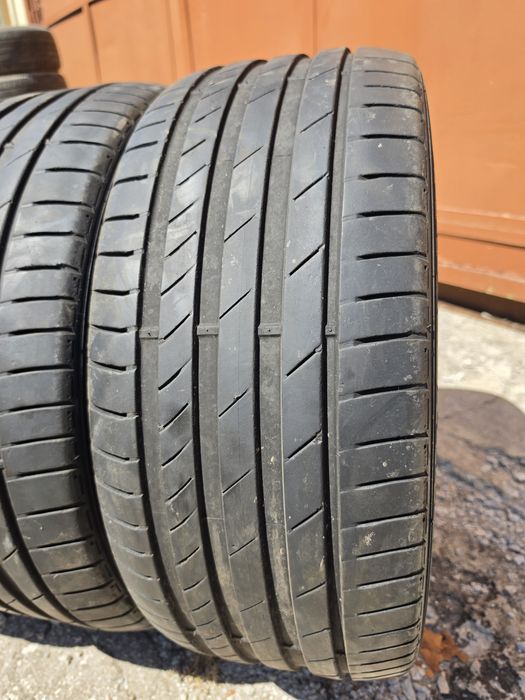 4 бр. летни гуми 255/45/18 Kumho DOT 4118 2x5,5-6 mm 2x4-4,5 mm