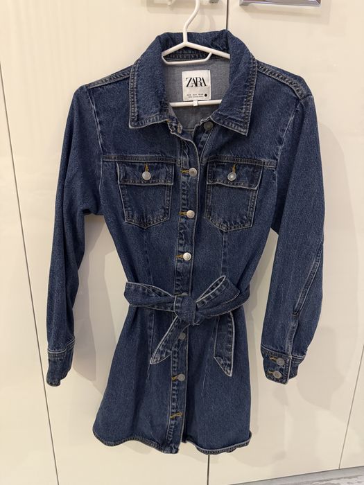 Zara дънкова рокля