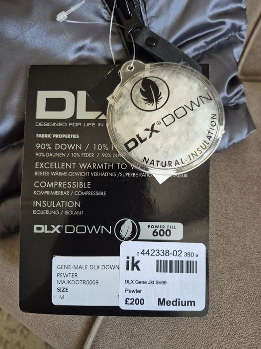 Dlx высококачественная куртка 90%пух