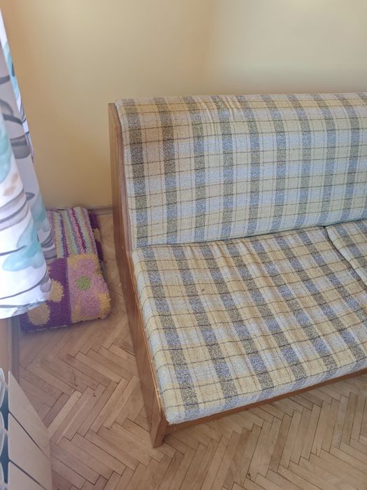 Разтегателен диван/легло с допълнителен матрак