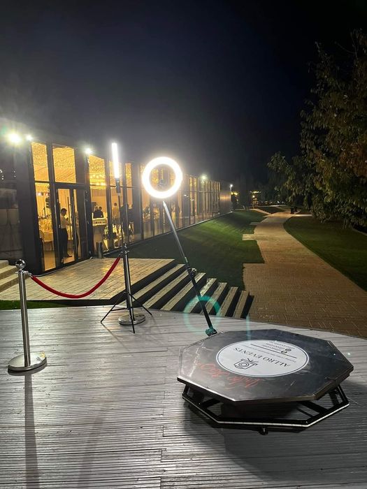 Cabina foto, Selfie 360, Fum greu