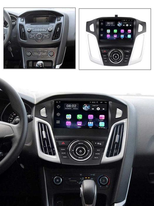 Navigatie Android 14 FORD Focus 3 2011+ Waze YouTube CarPlay + CAMERA