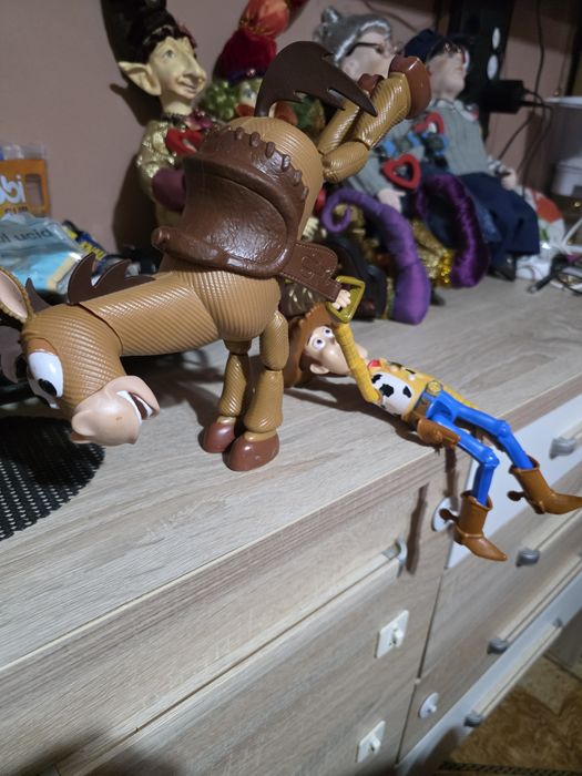 Woddy si Bullseye. Figurine Toy Story.