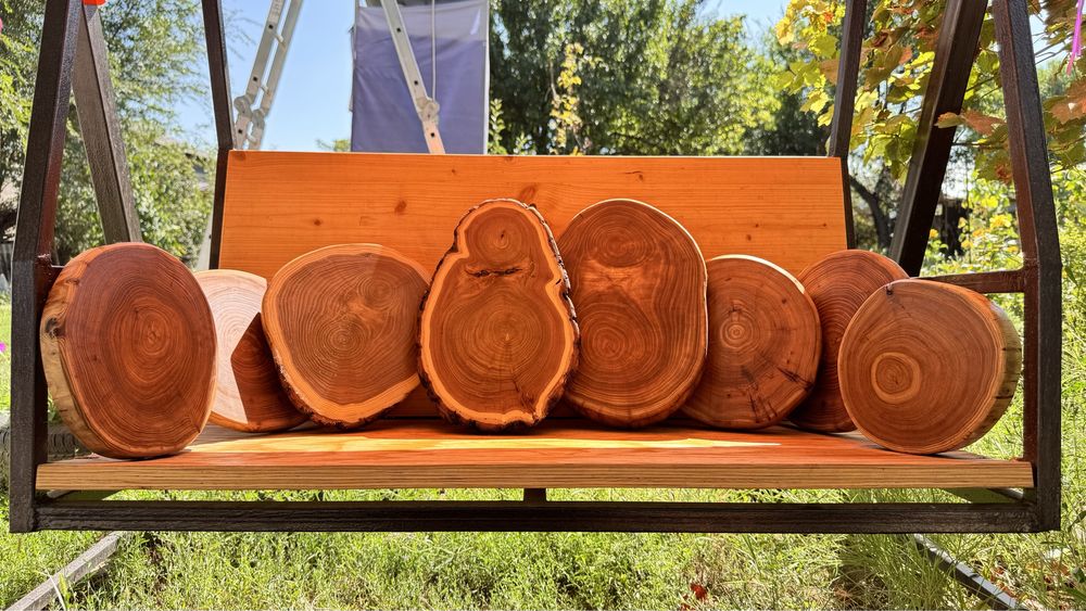 Доска для разделки из дерева (спил)