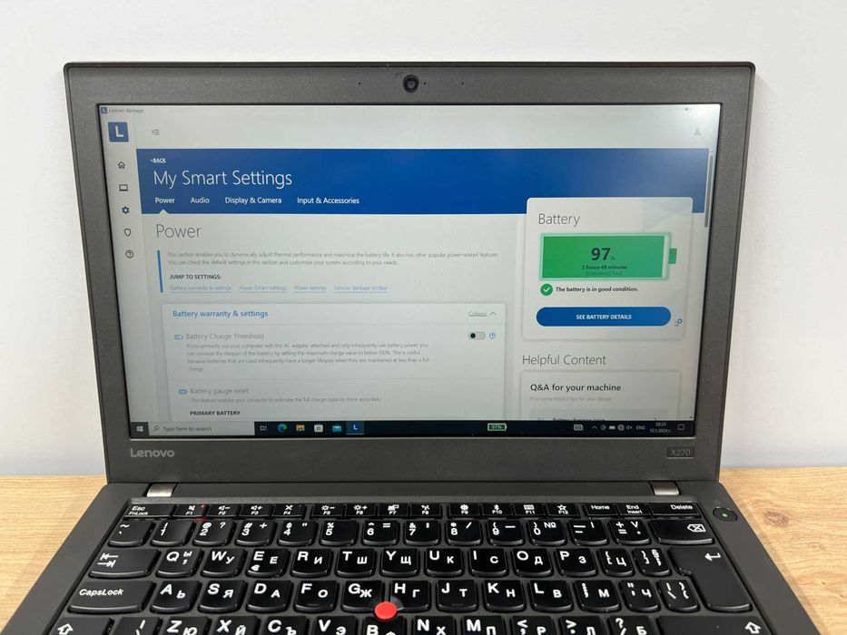 Промо цена Лаптоп Lenovo x270/Intel Core i5/8GB RAM/512GB SSD гр. София ...