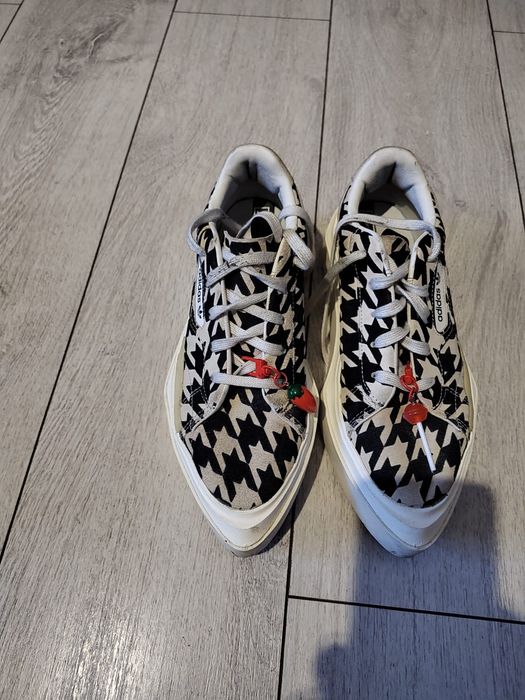 adidas Hypersleek Black White Houndstooth  marime 38