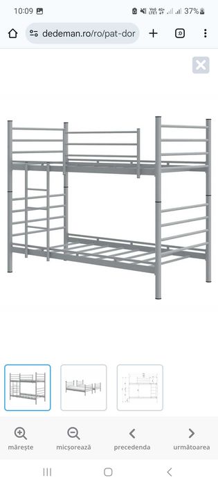 Pat metal, dulap, raft,oglinda,comoda