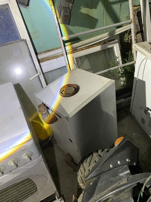 Газовая печка рабочая