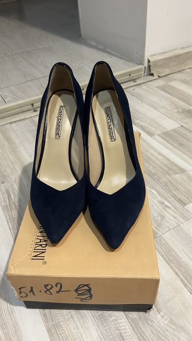 Замшевые туфли женские