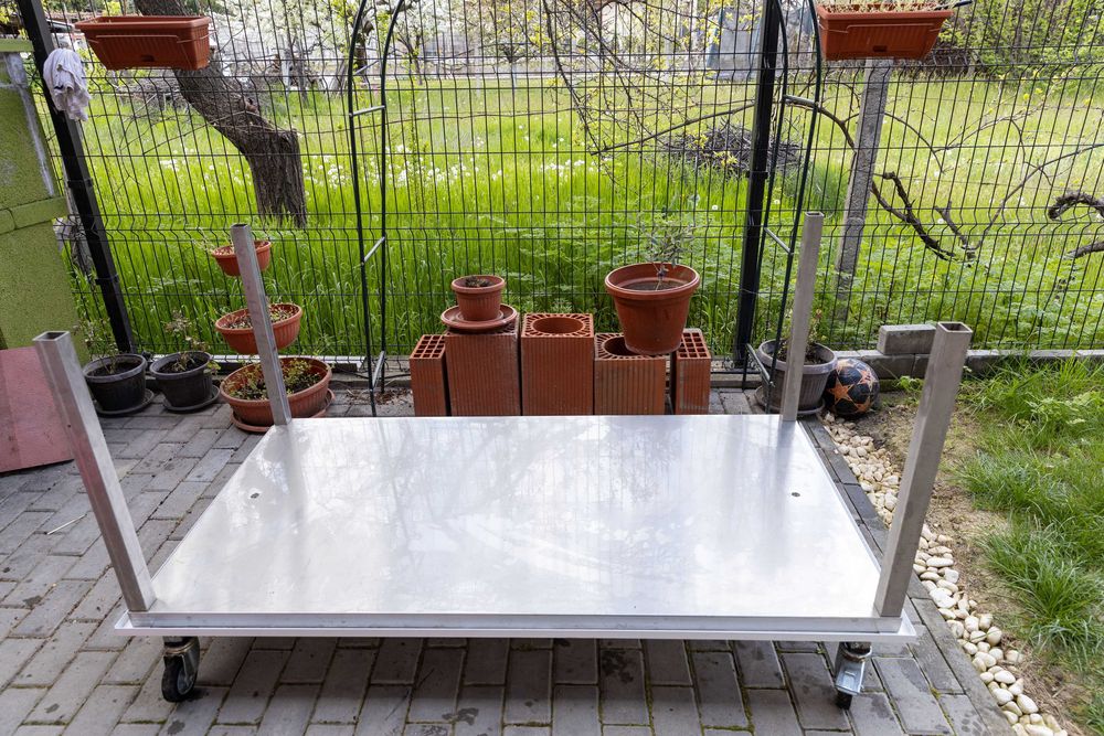 Количка и машина за захарен памук комплект